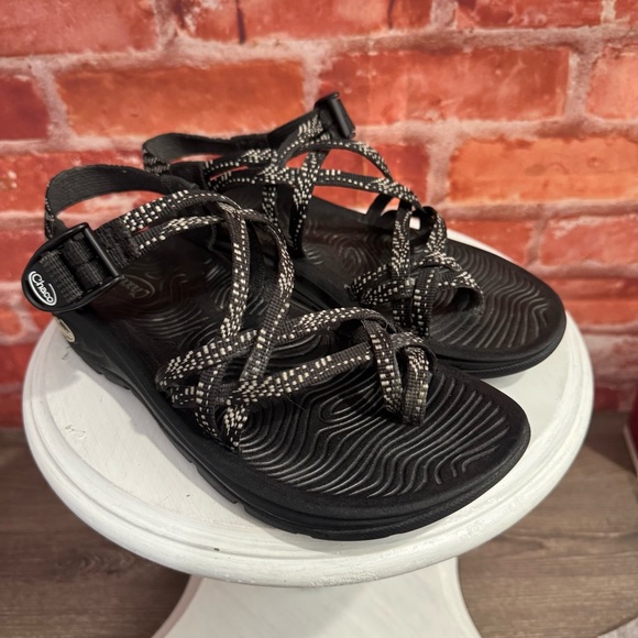 Chaco Sandals Women's Size 8 Dash Black Sport Strappy Walking Hiking Shoes - Picture 1 of 7